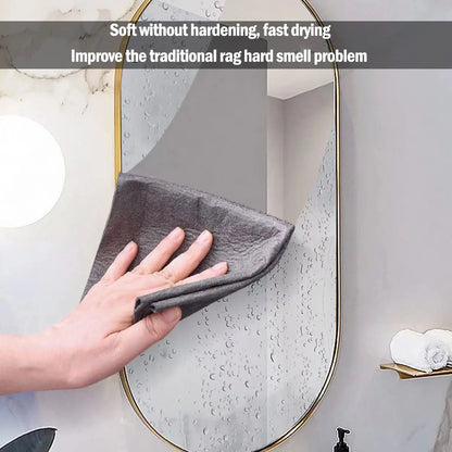 New Magic Cloth Thickened Cleaning Cloths No Trace Reusable Microfiber Car Window Glass Wiping Rags Towels Household Clean Tools
