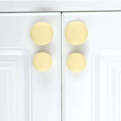 1pc Children's Furniture Handles Nordic Ceramic Children Room Cabinet Handles Macaron Colorful Round Drawer Knobs And Pulls