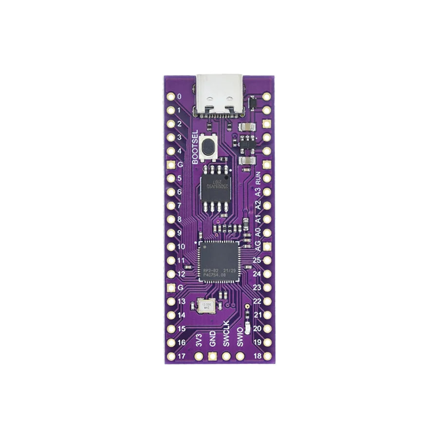 Raspberry Pi Pico RP2040 Lite Board Dual-Core ARM Cortex-M0+ with 4MB/16MB Flash USB Type-C for Arduino and MicroPython