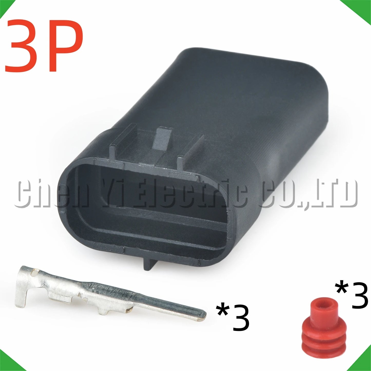 3 Pin AC Pressure Sensor Connector 90980-10845 for Toyota