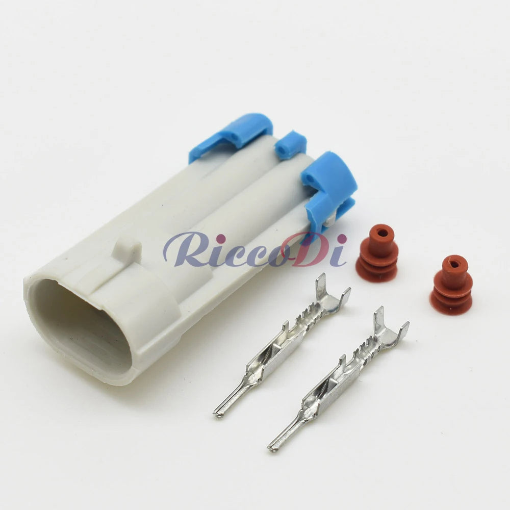 Waterproof 2 Pin Automotive Electric Jet Valve Connector DJ7024B-1.5-21 Male Female Plug