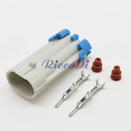 Waterproof 2 Pin Automotive Electric Jet Valve Connector DJ7024B-1.5-21 Male Female Plug
