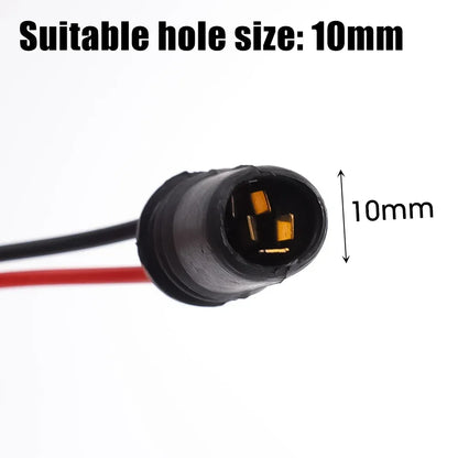 T10 W5W Dashboard Light Bulb Socket Rubber Lamp Holder Connector 16/1PCS