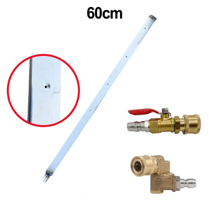 Stainless Steel Radiator Wand with Brass Five Gears and 1/4 Inch Female Connector for Effective High Pressure Radiator Cleaning