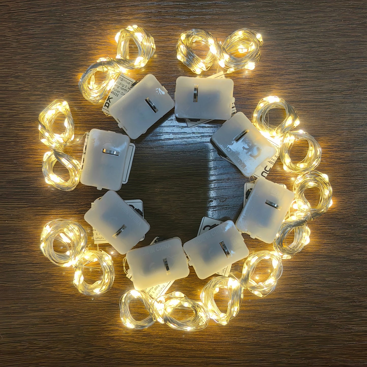 8pcs Fairy Lights String Battery LED Home Decor Lights