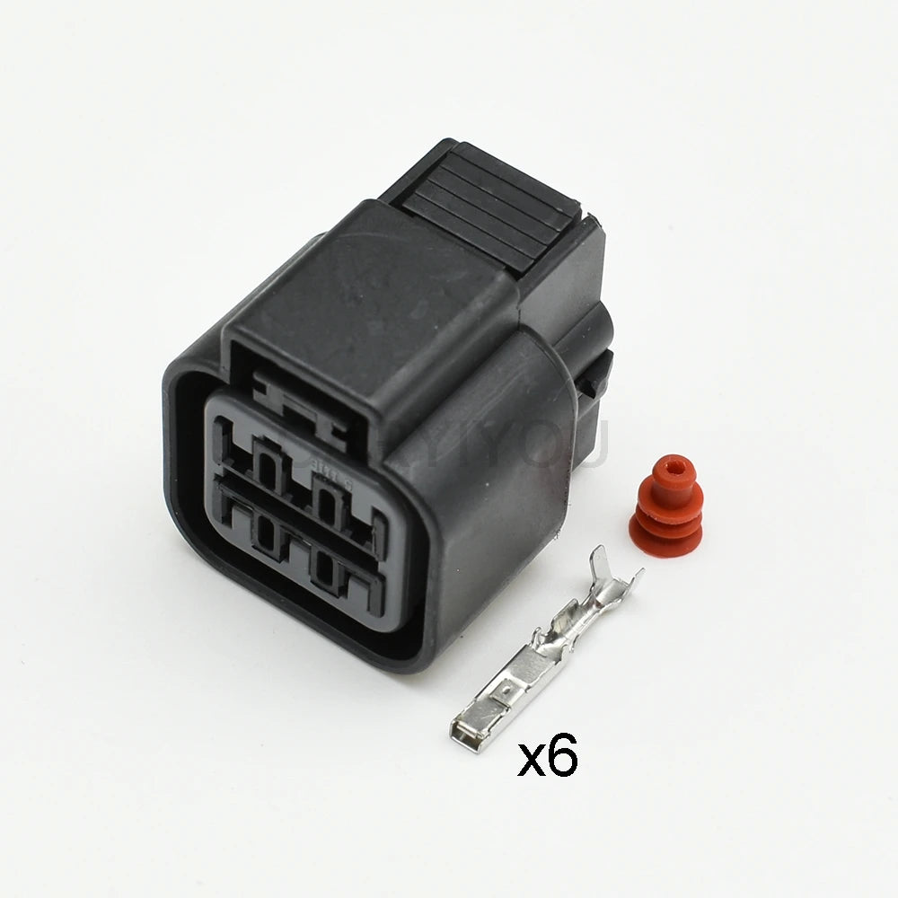 6-Pin Automotive Headlight Connector DJ70610Y-2.2 | PB625-06027 / PB621-06020 | CE Waterproof PA66