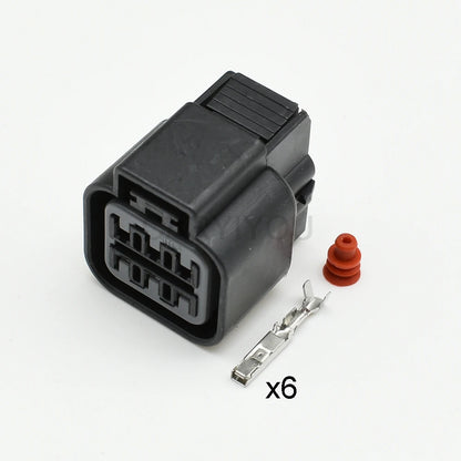 6-Pin Automotive Headlight Connector DJ70610Y-2.2 | PB625-06027 / PB621-06020 | CE Waterproof PA66