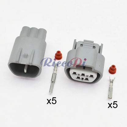 5 Pin 2.2mm TS Waterproof Wiper Motor Connector 6189-0504 6188-0327 DJ7052-2.2 for Subaru EVO