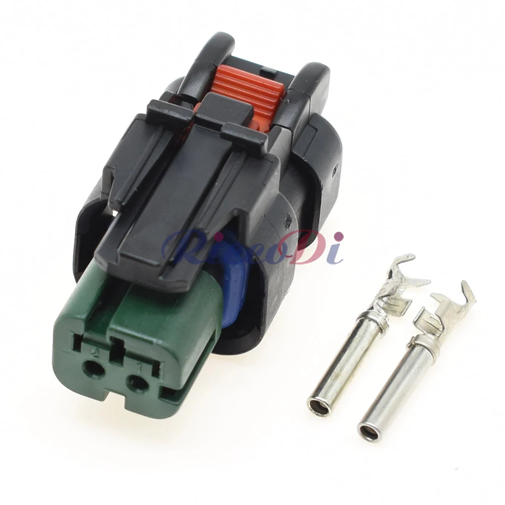 2 Pin Excavator Engine Injector Wiring Harness Connector Male and Female Plug Compatible with 776427-3 / 776534-1