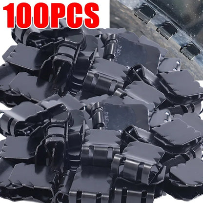 Car Fender U-shaped Fixing Clips Auto Engine Guard Buckle Clamp Motorcycle Truck Mudguard Metal Fixed Buckle Fastener Iron Parts