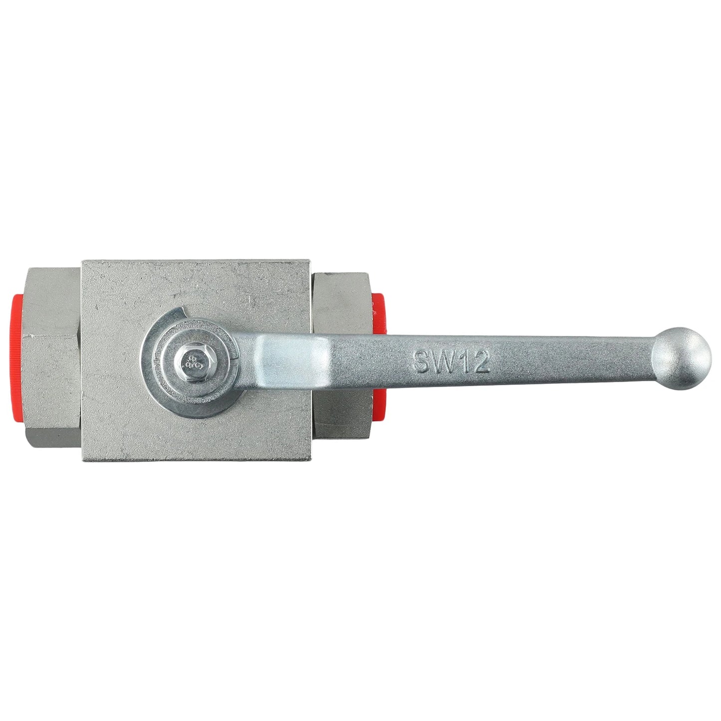 1pcs Carbon Steel Hydraulic Ball Valve Two Way Globe Valve High-pressure Hydraulic Valve G1"  For Flow Adjustment