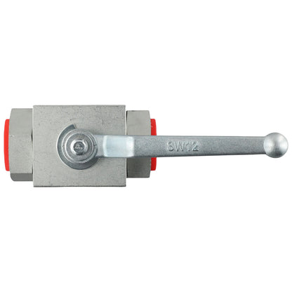 1pcs Carbon Steel Hydraulic Ball Valve Two Way Globe Valve High-pressure Hydraulic Valve G1"  For Flow Adjustment