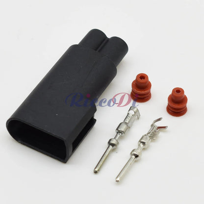 2 Pin 1.5mm Waterproof ABS Sensor Connector DJ7022Q-1.5 PA66 for Ford Volvo Jaguar Land Rover