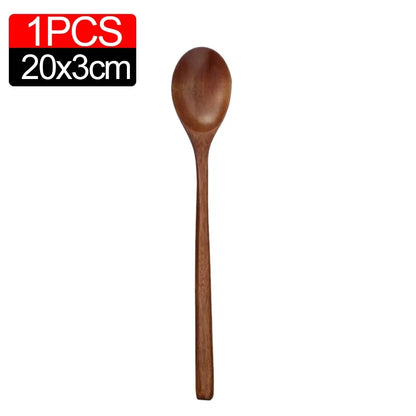 6/1PCS Natural Coconut Bowl Set Wooden Salad Ramen Bowl Coconut Wood Spoon Set Coco Smoothie Kitchen Tableware Coconut Bowl