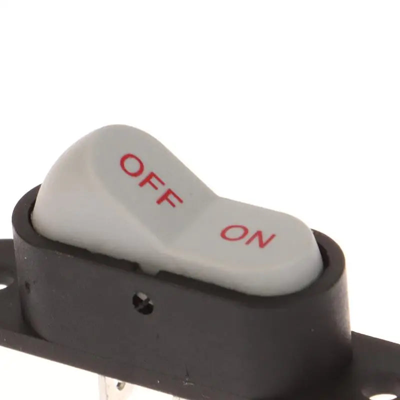 1/5PCS White 2 Pin Light ON/OFF 250V 6A AC AMP 125V 10A Electric Wok Home Start Switch Boat Button Switch