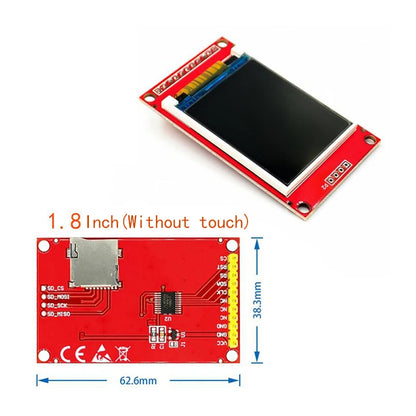 TFT Color LCD Display Module 1.44–2.8 Inch SPI Interface ST7735 ILI9225 ILI9341