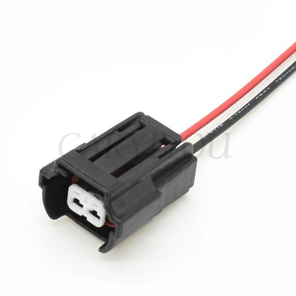 DJ7022B-2.2-21 2-Pin Fuel Injector Wire Socket Connector for VW Nissan OEM 6195-0043