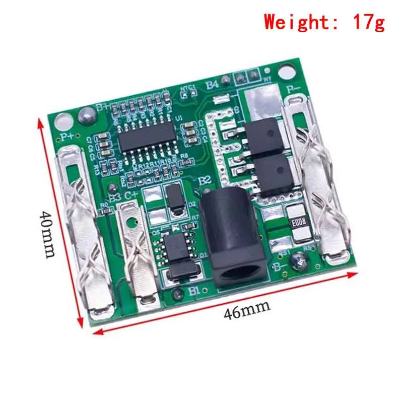 Battery Charging Protection Board BMS Module 5S 18V–21V 20A for Li-Ion Power Tool Packs