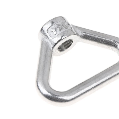 New M8 M10 M12 M14 M16 M20 M24 304 Stainless Steel Triangle Lifting Eye Nut Trapezoid Thread Rings Fit For Handle Bolts