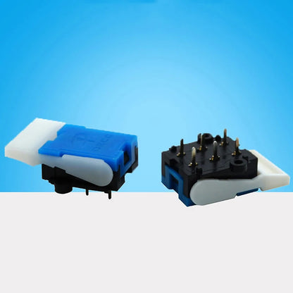 New 10pcs Blue Telephone Hook Switch 6 Pin Intercom Doorbell Switch Retainer Reed Switch Blade Repair Parts For Telephone