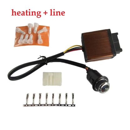 23MM Motors Warm Air Outlet Control Module Switch 12V Ventilation And Heating Switch Controller Kit For Car Seat Climate Control