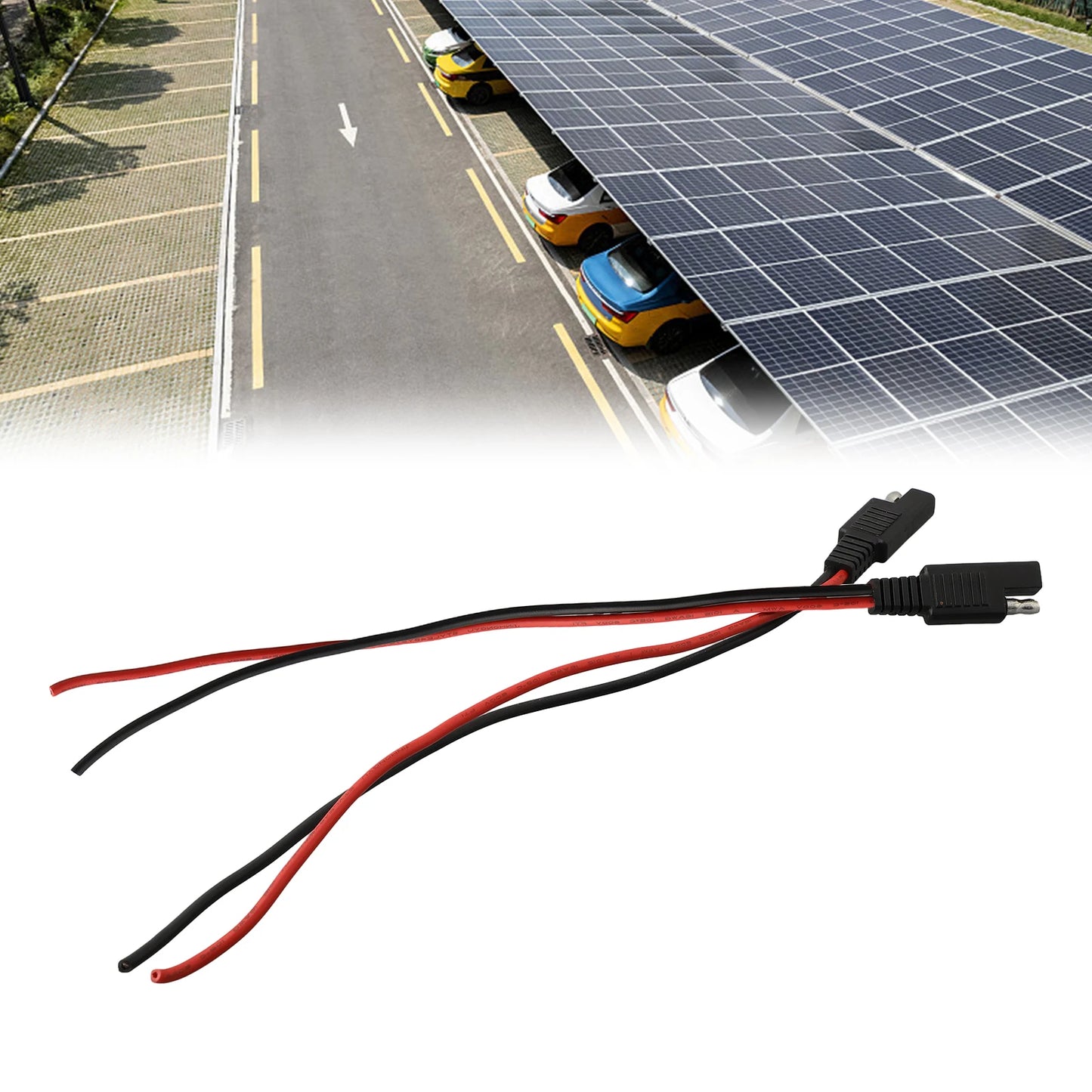 New SAE Single-ended Cable Power Cable Package Includes Panel Power Tractors Automobiles Battery Connector Solar