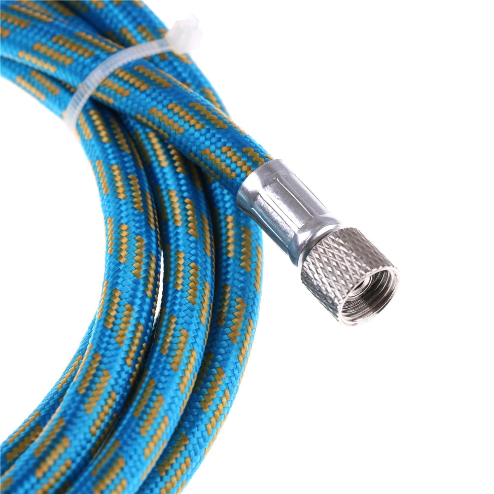 New 6' Braided Airbrush Air Hose Adapter w/ 2x 1/8'' BSP Fitting Coupling Compressor