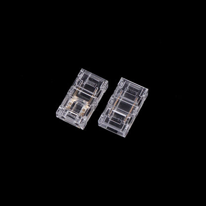 10pcs 2pin 8mm COB LED Strip To Strip LED Connectors Strip To Wire Connection Solderless Extension For 8mm COB LED Strip Lights