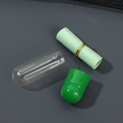 Message Capsules Love Pill with Roll Paper Blank Notes Wish Bottle Capsule Emoticon Smile Pills Wedding Party Valentine's Gift