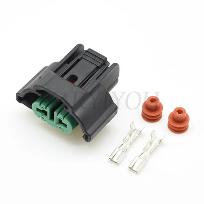 2 Pin Waterproof Automotive Wire Connector for Fog Lamps Socket H11 H9 M6 Female Plug Compatible with 6189-0935 for Toyota Mazda