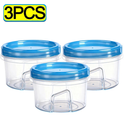 Freezer Storage Containers Plastic  Airtight Food Containers with Lids Soup Meal Prep Container Reusable Leak-proof Lunch Box