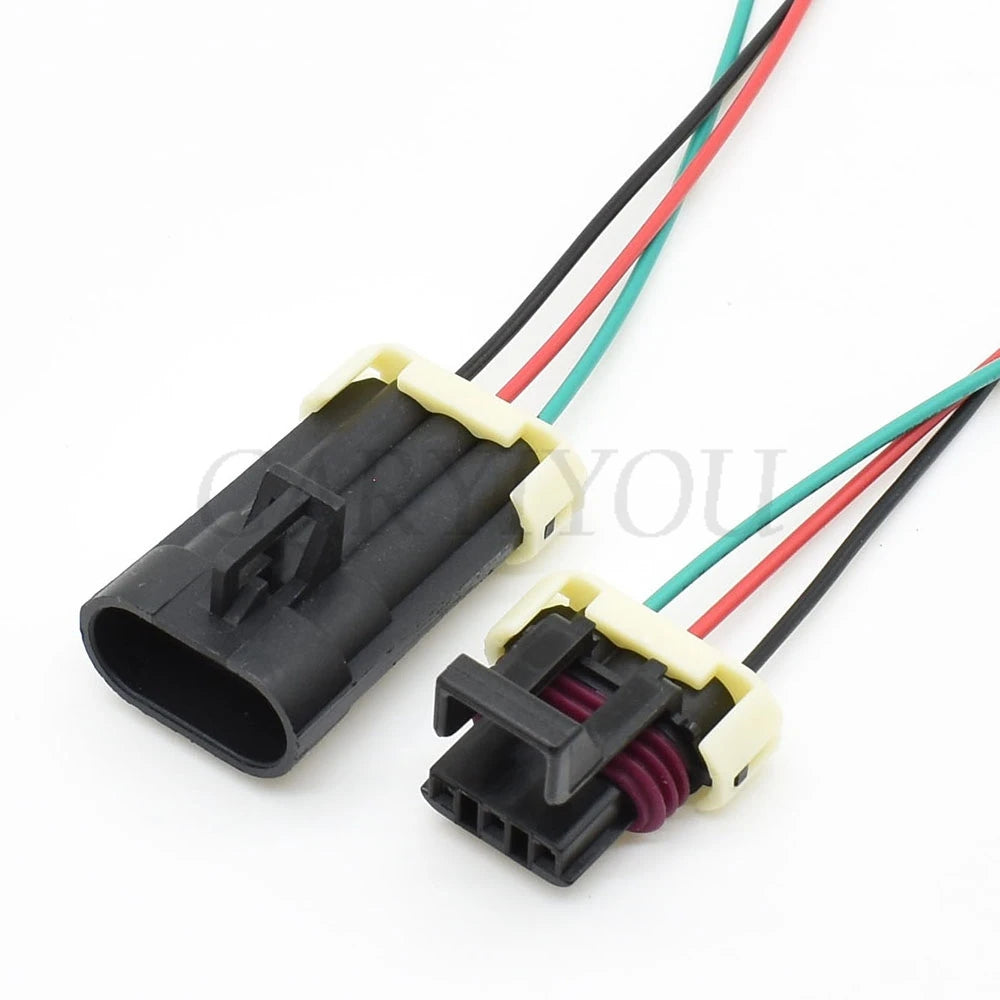3-Pin 1.5mm Front Lamp Socket Connector 1212961 12129615 12110293 DJ7032Y-1.5 for Chevrolet GM