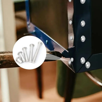 Aluminum Alloy Half Round Head Rivets — Hammer Drive Tapping Expansion Core Rivet Knock Type Fastener