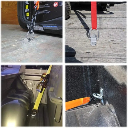 Surface Mount D Ring Tie Down Clip for Trailer Truck Fastener