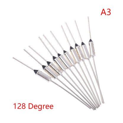 10Pcs RY Thermal Fuse 15A 250V Temperature Cutoff 121C–192C