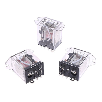 JQX-13F HH62P High Power Relay Coil General DPDT Micro Mini Electromagnetic Relay Switch With Socket Base AC220V DC12V24V