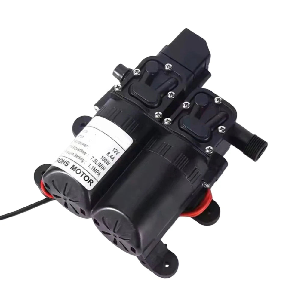 12V Electric Booster Pump — Self-Priming Water Pump for Garden Watering, Car Washer, Boat, Caravan &amp; Shower