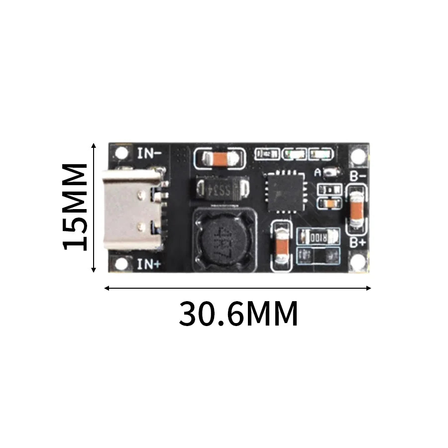 DC 4.5-9V TP5000 Li-ion Battery Charging Board Module 4.2V/3.6V 1A Type-C Power Management
