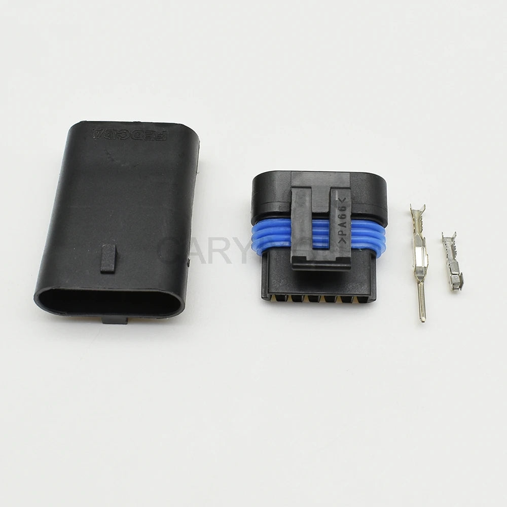 12066317 / 12162261 Automotive 6-Pin Metri-Pack 150.2 Sealed TPS Accelerator Pedal Connector — Flat Waterproof Socket