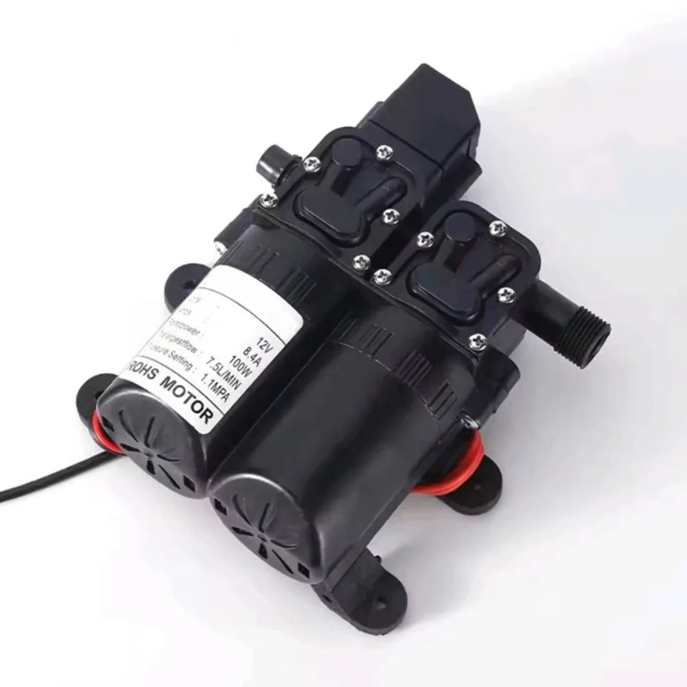 12V Electric Booster Pump — Self-Priming Water Pump for Garden Watering, Car Washer, Boat, Caravan &amp; Shower
