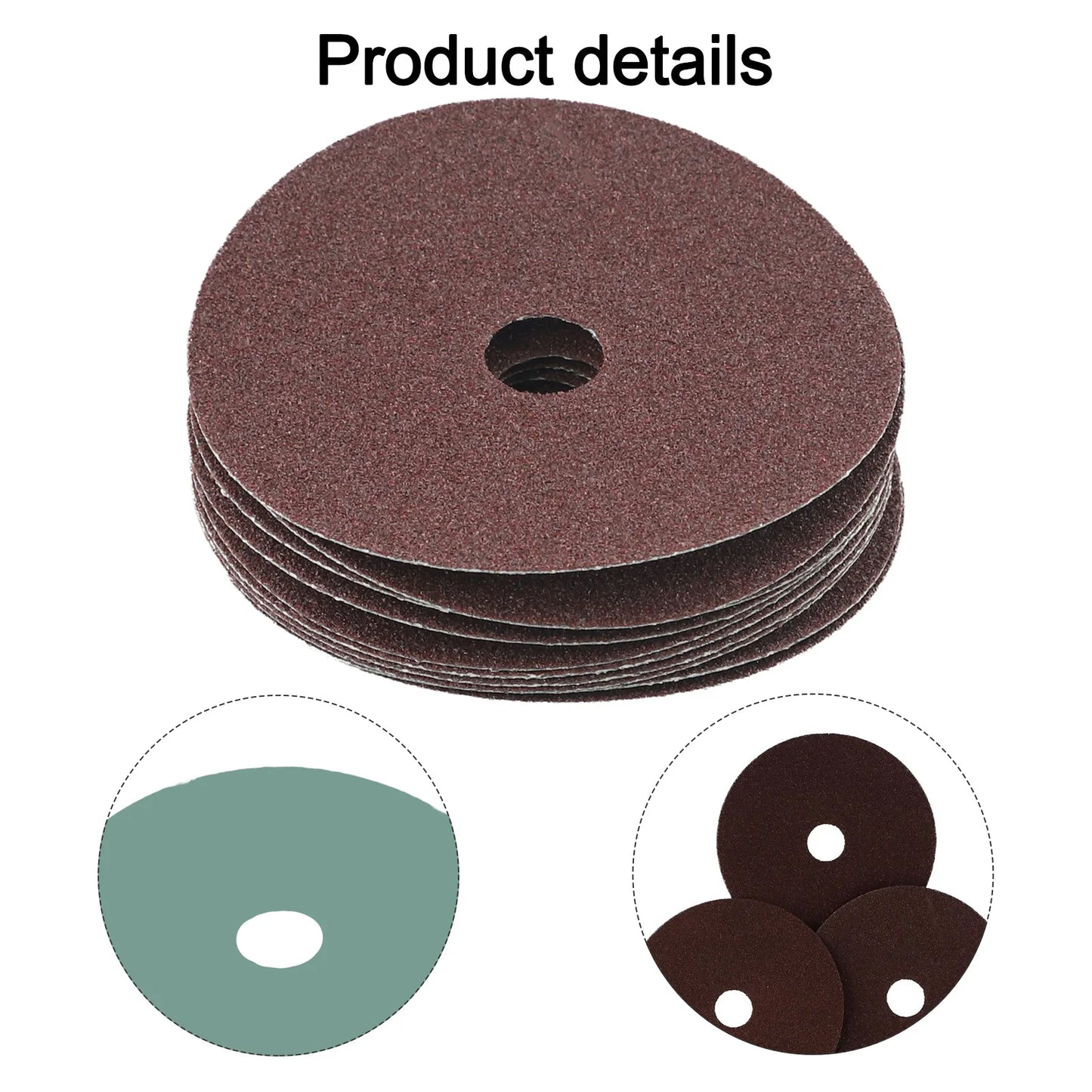 10PCS 4 Inch Resin Fiber Grinding Sanding Discs For Angle Grinder  Abrasive Tool 100mm Diameter 24#-120# Polishing Dic Grinding