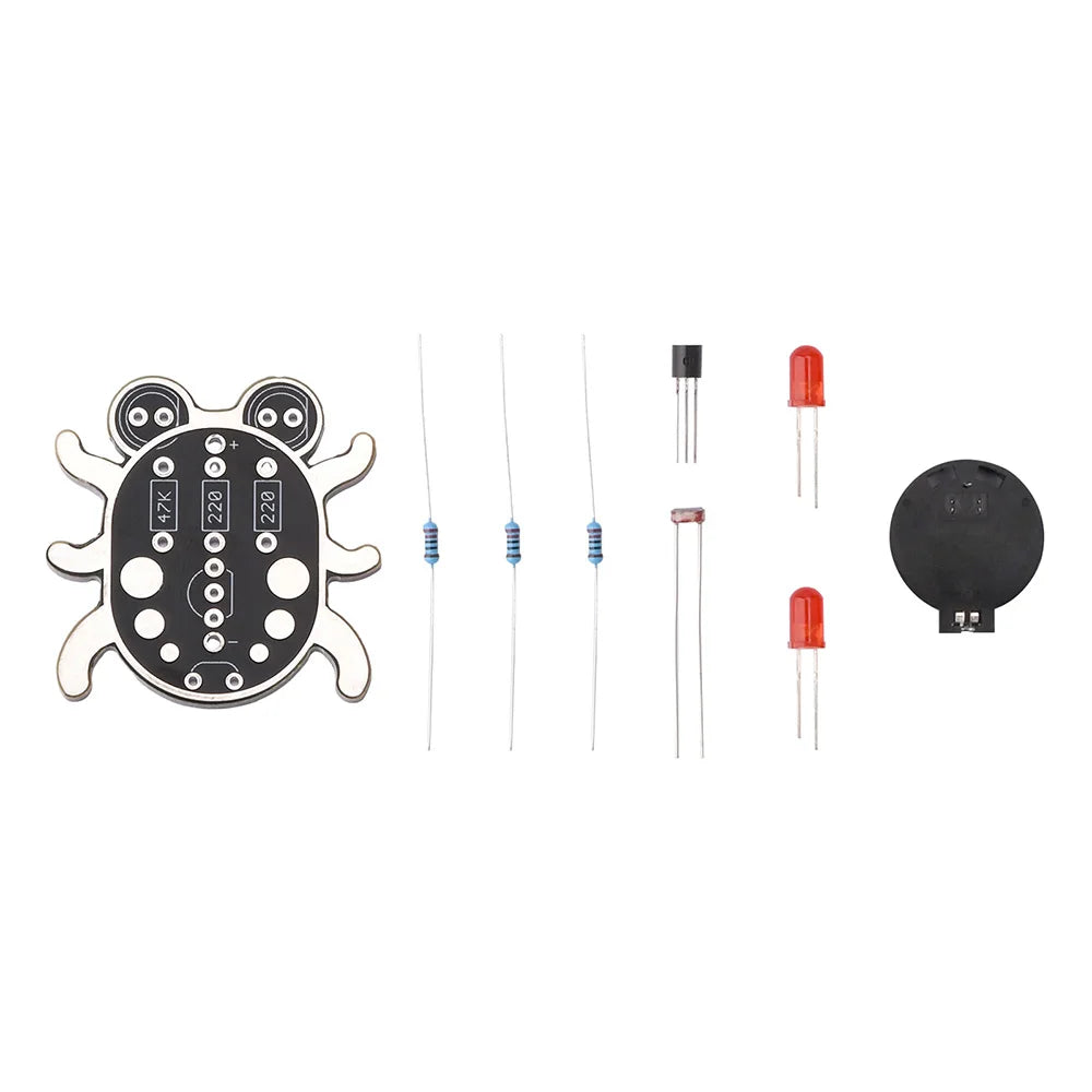 Weevil Eye Electronic DIY Soldering Kit for Beginners | Fun STEM Learning Project for Students and Parent-Child Interaction