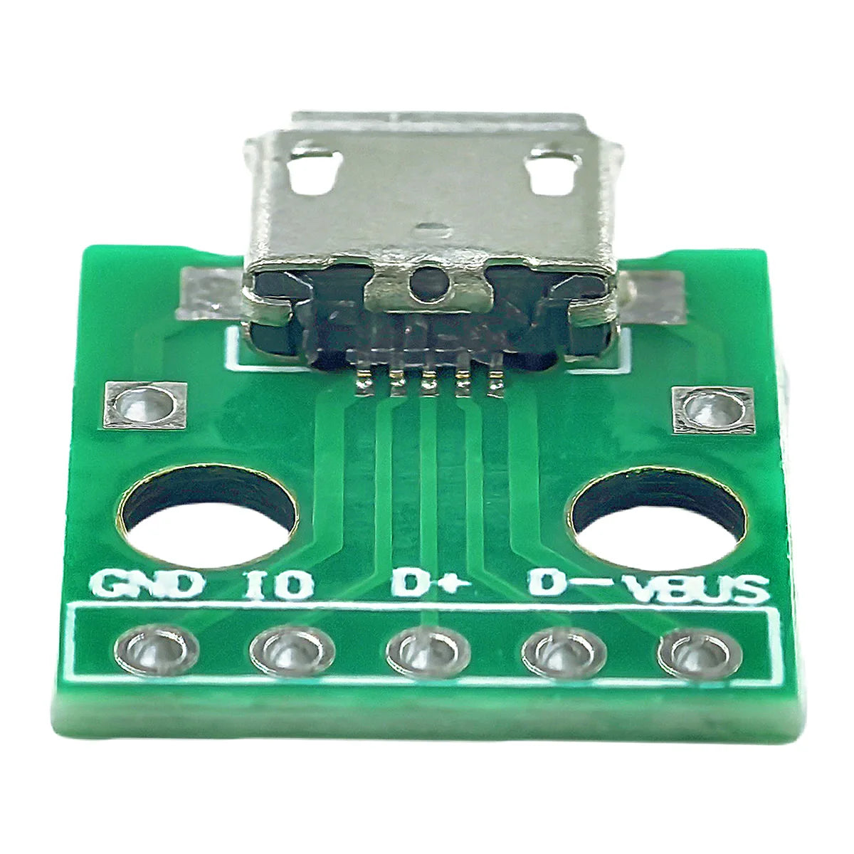 Micro USB to DIP Adapter 5-Pin Female Connector PCB Converter for Breadboard and DIY Electronics