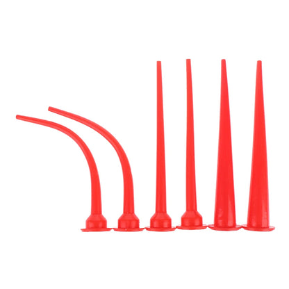 Long Caulking Nozzle Applicator Extension Tool Plastic Sealant Set