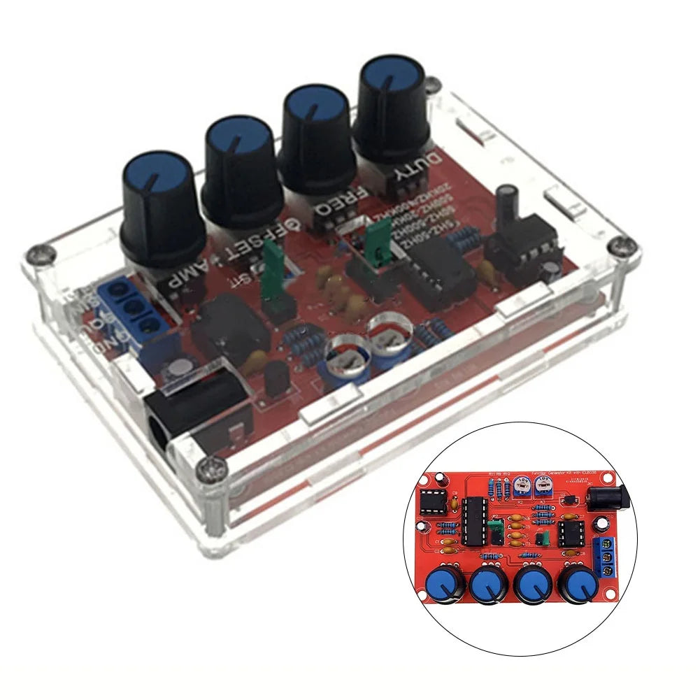 Professional Level Signal Generator DIY Kit featuring ICL8038 for Creating Sine Triangle and Square Waves Easily