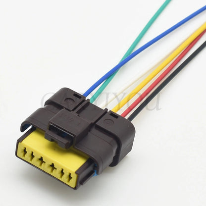 1.5 / 2.8 Series 6 Pin Waterproof Automotive Fuel Pump Connector 211PC069S0190 Auto Wire Socket