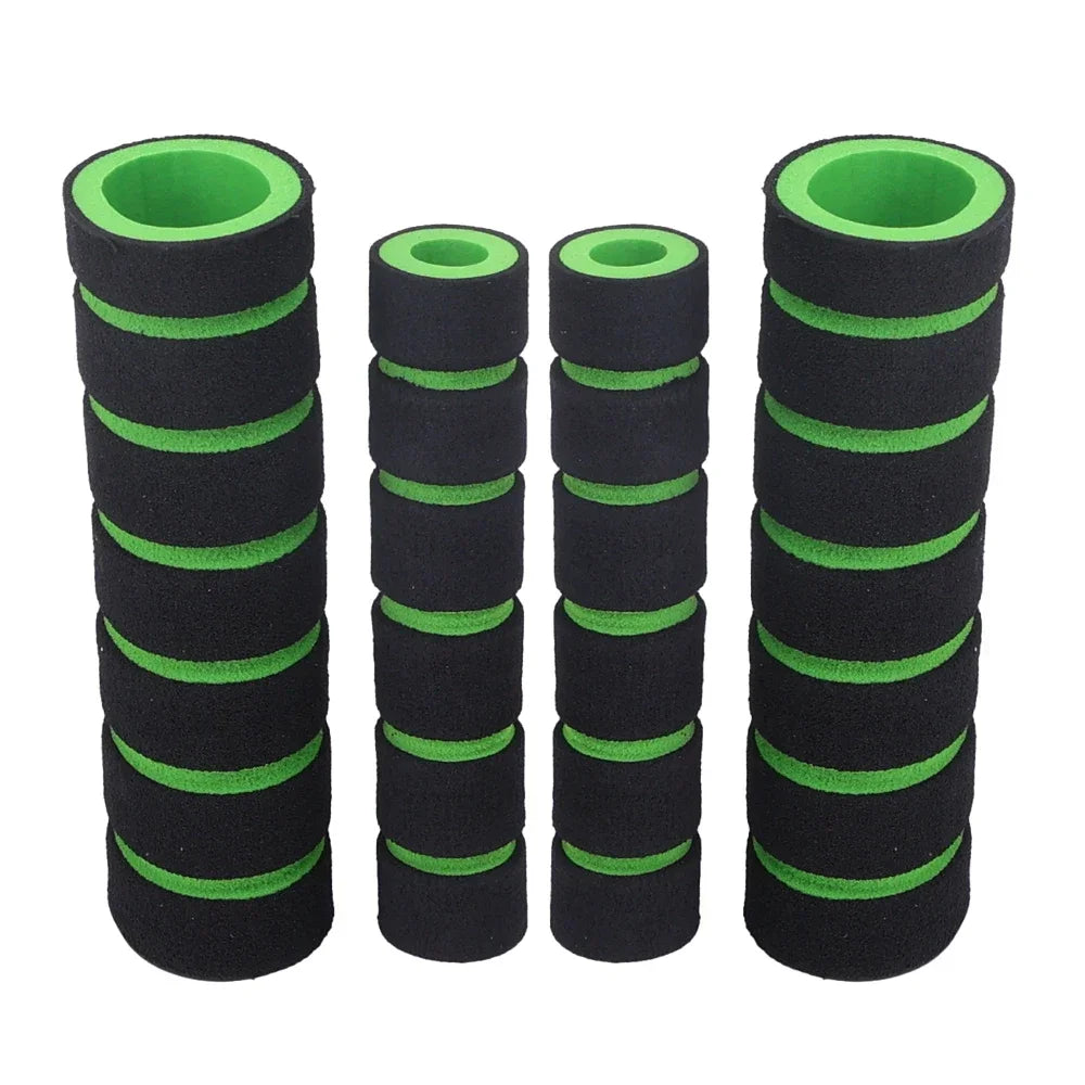 4pcs Universal Grip Comfort Sponge Foam Handlebar Cover – Non-Slip Soft Handlebar Grip for Motorcycle, Dirt Bike & E-Bike
