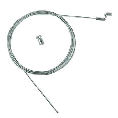 Z-Hook Lawn Mower Train Engine Brake Wheel Drive Throttle Cable 1.5mm Rope Diameter 200cm Length
