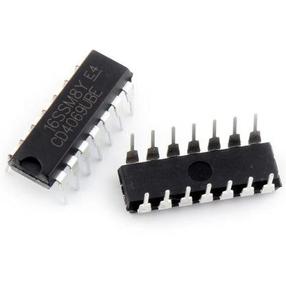 5PCS CD4069UBE DIP-14 Logic IC High-Performance CD4069U CD4069BE