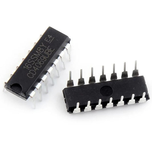 5PCS CD4069UBE DIP-14 Logic IC High-Performance CD4069U CD4069BE